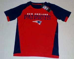 NEW ENGLAND PATRIOTS NFL TEAM APPAREL SHORT SLEEVE T SHIRT YOUTH M L NWT RED - Picture 1 of 2