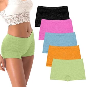 Women's Boyshorts Underwear Seamless Boy Shorts Panties Soft Stretch Boxer Br... - Picture 1 of 7