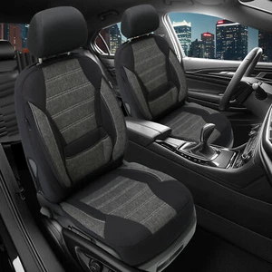 Fundas de asiento Prime adecuadas para Mercedes Sprinter W907/910 desde 2018 (negro-gris) - Imagen 1 de 12