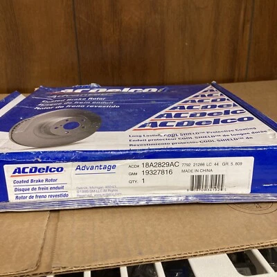 Rotor de freno delantero ACDelco 18A2829AC para modelos seleccionados de Hyundai Kia 11-22 Foto 1 de 2
