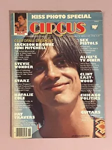 Rivista Circus marzo 1978 copertina Jackson Browne, Joni Mitchell, Queen, KISS - Foto 1 di 8