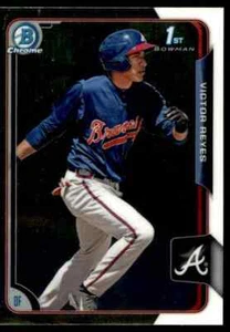 2015 Bowman Chrome Victor Reyes 1st RC Rookie Mt Atlanta Braves #BCP97 - Picture 1 of 2