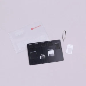 Slim SIM Card Holder And Microsd Card Case Storage And Phone Pin Included - Zdjęcie 1 z 7