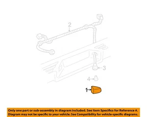 GM OEM 01-14 Avalanche 1500 Rear Lamps License Lamps-License Lamp 22794700 - Imagen 1 de 2