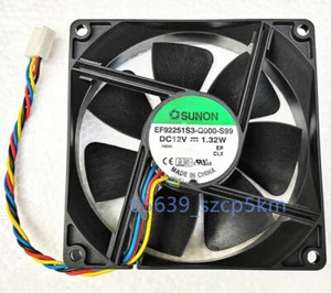 SUNON EF92251S3-Q000-S99 DC 12V 1.32W 4Pin 92*92*25mm PWM Cooling Fan - Picture 1 of 3