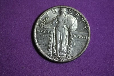 Estate Find 1927 - Standing Liberty Quarter!! #K12026 - Image 1 of 2