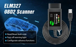 For Ford FOScan OBD2 Code Reader ELM327 V1.5 USB Modified Scanner HS/MS CAN - Picture 1 of 7