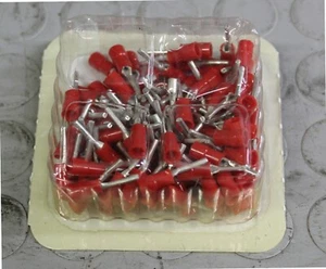 Bm 00150 Terminales Puntera Rojo Paquete 100 Piezas 1020887 - Imagen 1 de 2