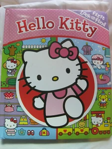 Hello Kitty First Look Find HC Padded Board Book~Search Puzzle Activity~LBDWA - Foto 1 di 3