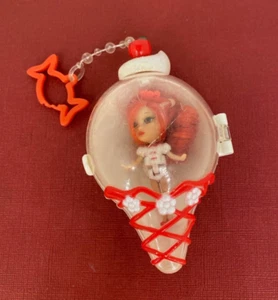 Mattel 2008 ❤ Barbie ❤ Peek-a-boo Petites -Cherry Ice Cream Cuties Mini Doll #27 - Picture 1 of 5