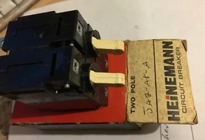 Lot of two units Heinemann  2 pole 17Amp HOLD  21.25Amp TRIP breaker.. #JA2-A8-A - Picture 1 of 5