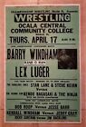 Florida Wrestling Poster Barry Windham vs Lex Luger "Contenders Match"