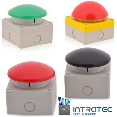 INTRATEC Grobhandtaster Pilztaster Handtaster Ip65 Fuß Taster Schließer Öffner Notaus Tor