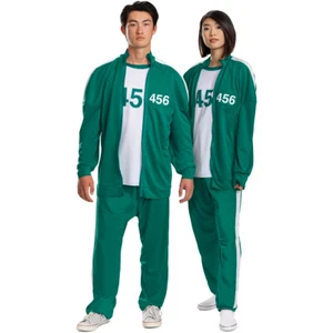 Disguise Licensed Squid Game Player 456 Track Suit Adult Unisex Costume 144289 - Picture 1 of 7