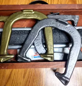 Set ferro di cavallo St. Pierre American Presidential AW5 Pro con custodia in legno + Made in USA - Foto 1 di 17