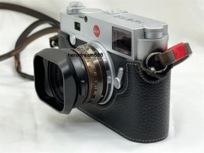 Metal e39 Lens Hood For Leica Summicron 50mm 35mm Black Lens hood with Cover - Image 1 of 4