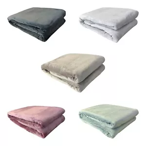 Wohndecke Flanell » XL Kuscheldecke » Tagesdecke 150 x 200 cm » weiche Couchdeck - Bild 1 von 11