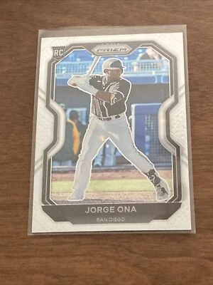 2021 Panini Prizm Rookie RC Jorge Ona San Diego Padres - Image 1 of 2