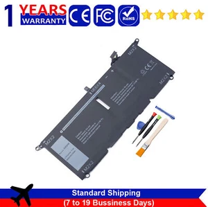 DXGH8 Battery For Dell XPS 13 9370 9380 Latitude 3301 Inspiron 5390 0H754V 52WH - Picture 1 of 7