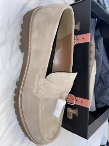 Walk London Beige Sean Tassel Loafers Men’s UK12 EU47 - Picture 1 of 7