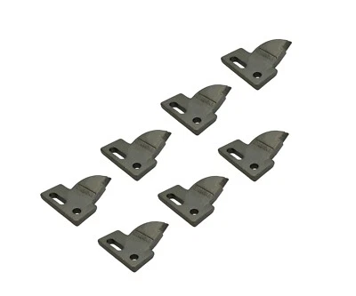 7 R.H. 4" Cut, Bolt On, Carbide Teeth, T165404R for many small Chain Trenchers - Image 1 of 2