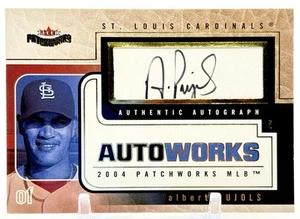 2004 ALBERT PUJOLS Fleer Patchworks Autoworks Early Career AUTO /193 HOF ๐ฅ๐ฅ๐ - Picture 1 of 2