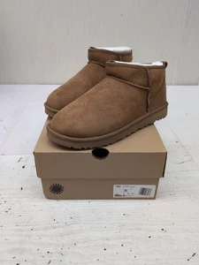 Neu im Karton UGG Classic Ultra Mini 1116109 modische Damenstiefel kastaniefarben Größe 9 GL14 - Bild 1 von 5