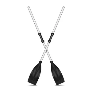 2pcs Oars for Row Boat Aluminium Alloy Boat Oars with Oar Locks Detachable Kayak - Picture 1 of 9