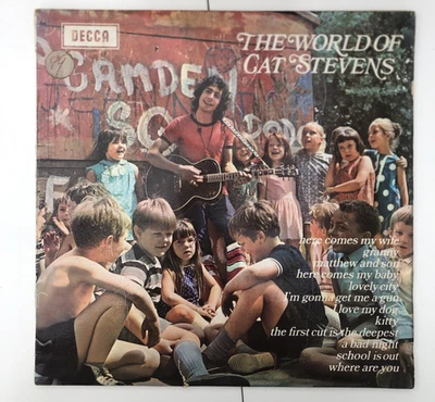 THE WORLD OF CAT STEVENS SPA 93 1970 VINYL LP RECORD EX VG - Image 1 of 4