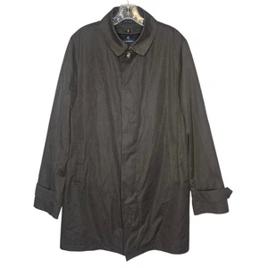 Brooks Brother Overcoat Raincoat Wool Cashmere Removable Liner Brown Plaid 38 - Picture 1 of 14