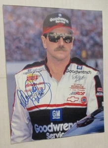 Dale Earnhardt #3 handsigniertes 8x10" Foto Vintage 1990er NASCAR Goodwrench - Bild 1 von 4