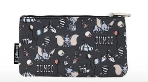 Disney Loungefly Small Zipper Pouch featuring Dumbo & Timothy New NWT Black - Picture 1 of 6