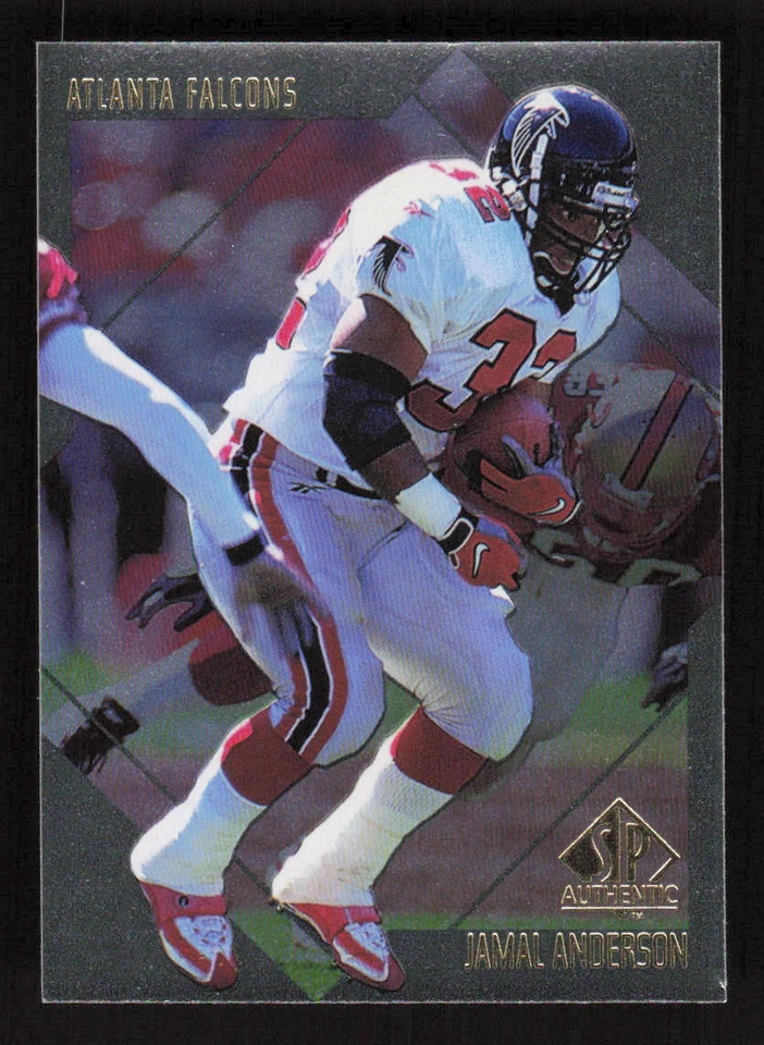 1997 SP Authentic #37 Jamal Anderson Atlanta Falcons - Image 1 of 2