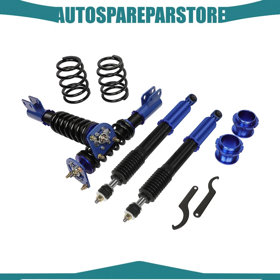 Coilovers Amortiguadores Puntales Suspensión Muelles Altura Ajustable Para Ford Mustang 1994-2004 Foto 1 de 4