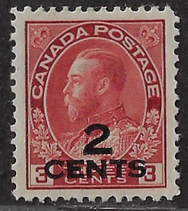 Canada Surcharged Stamps — 1926, King George V #140 MH Ref. 1018 - Picture 1 of 2