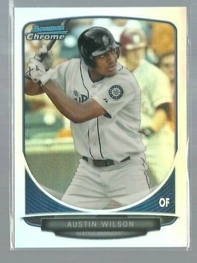 2013 Bowman Chrome Draft Draft Picks Refractor #BDPP105 Austin Wilson (ref56943) - Image 1 of 1