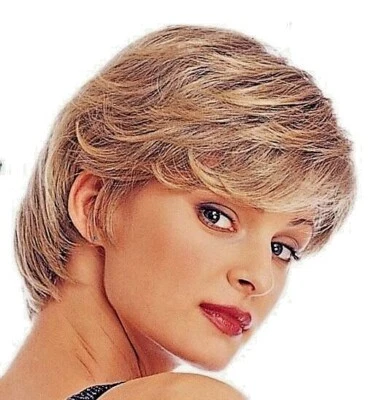 Louis Ferre Wig"MEG"Petite 4CAPPUCCINODarkBrown MonoPartAnywhereTopIllusionFront - Image 1 of 4