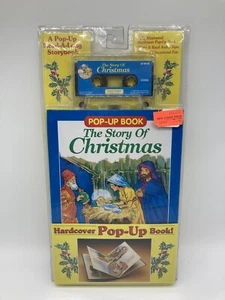 New Vintage The Story of Christmas Pop up Read A Long Book & Cassette Tape Set - Picture 1 of 9