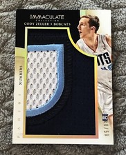 2013-14 Panini Immaculate Team Logos Numbers /50 Cody Zeller #38 Rookie