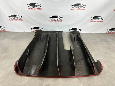 Nissan GTR R35 2013 difusor de parachoques trasero de carbono y aletas 748A0 KB51A GT-R OEM 0649 Foto 1 de 4