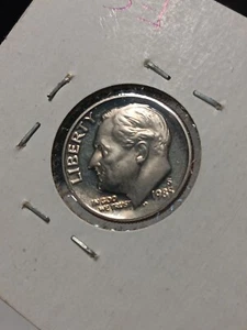 1985 -S  PROOF DCAM Roosevelt Dime San Francisco Mint 10c - O/543 - Picture 1 of 2