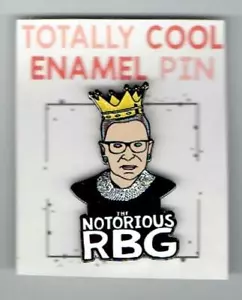 RUTH BADER GINSBURG ~ Notorious RBG Pin ~ NEU - Bild 1 von 1