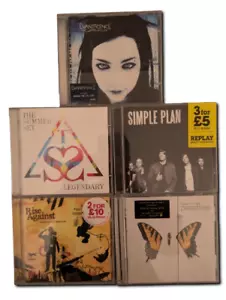 Rock CD Bundle (5-Disc Set) – 3 CDs & 2 Replacement Cases – Free Postage - Picture 1 of 12