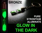 Glow In The Dark Hour Glass / Sand Timer!! Keyring / Key chain Miniature LOOK! 
