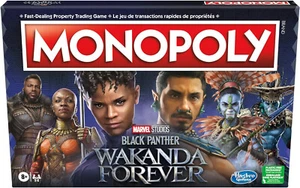 MONOPOLY: Marvel Studios' Black Panther: Wakanda Forever Edition Board Game - Picture 1 of 4