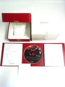 Cartier Empty Watch Genuine Red Box Case COWA 0043 w/DVD & Booklet & Outer Box - Picture 1 of 17