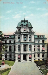 Rathaus, Boston, Mass. Vintage PC unbenutzt  - Bild 1 von 2