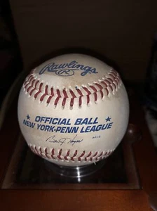 new york penn league signed ball in presentation Case - Picture 1 of 8