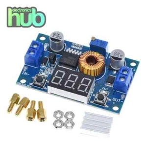 XL4015 mit Display Voltmeter einstellbar Step Down Converter 5A 75W - Bild 1 von 5