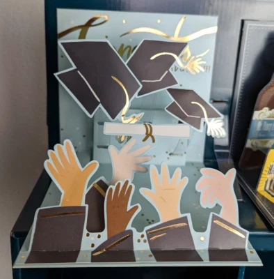 Treasures #1384 Graduate "Congrats Pop Up Card - Image 1 of 3